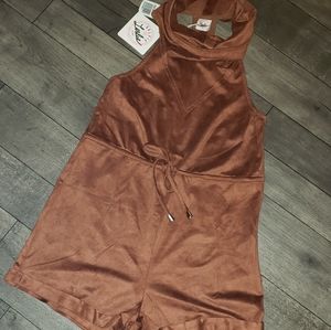 ✨HP🎉 Gorgeous Leslie forever21 Rust romper